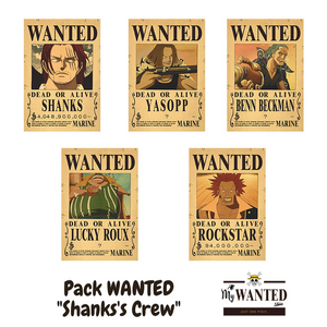 PACK WANTED - Commandants de l'équipage du "Roux" (5)