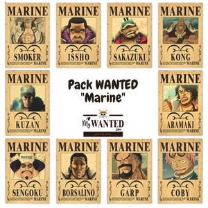 PACK WANTED - "Marine" (10)