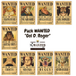 PACK WANTED - Équipage Roger (9)