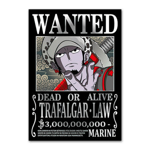 BLACK WANTED - Trafalgar D. Water Law (WANO) [One Piece]