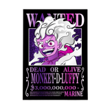 BLACK WANTED - Monkey D. Luffy (GEAR 5) [One Piece]