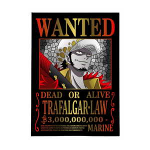BLACK WANTED - Trafalgar D. Water Law [One Piece]