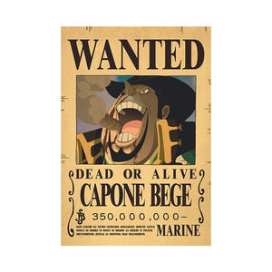 WANTED - Capone "Gang" Bege [One Piece]