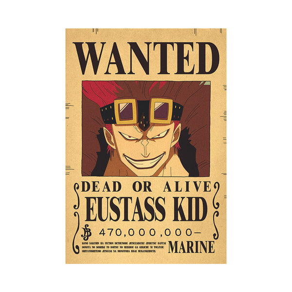 WANTED - Eustass "Captain" Kid (470 M) [One Piece]