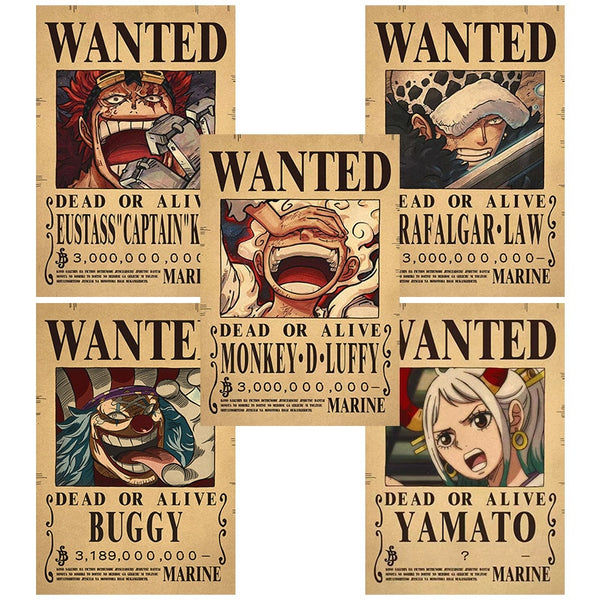PACK WANTED - "New Yonkou" (5)