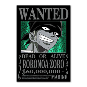 BLACK WANTED - Roronoa Zoro (First Bounty) [One Piece]