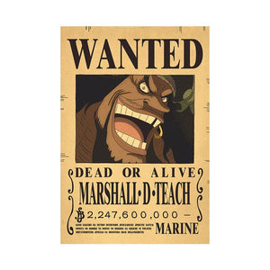 WANTED - Marshall D. Teach (Barbe Noire) [ONE PIECE]