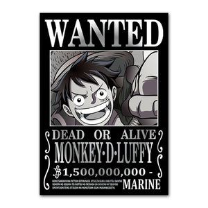 BLACK WANTED - Monkey D. Luffy [One Piece]