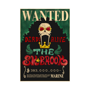 WANTED - Brook "Soul King" (383M) [One Piece]